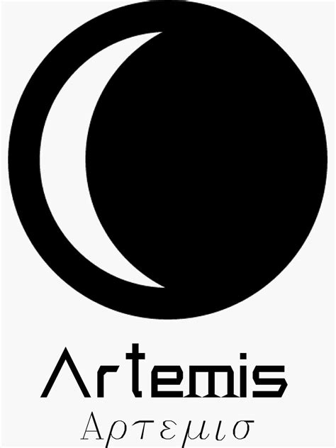 "Artemis Logo" Sticker for Sale by Artology06 | Redbubble