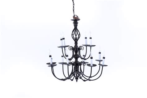 Rustic Wrought Iron Chandelier Rental | Encore Events Rentals