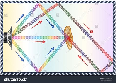 Reflection Sound Reverberation Echo Stock Vector (Royalty Free) 1391640206 | Shutterstock