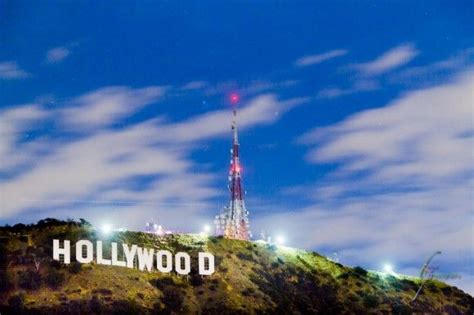 Setting. Hollywood Sign @ night | Hollywood sign, Contemporary fantasy, Hollywood