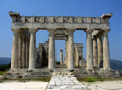 Temple Of Aphaea Temple Of Olympian Zeus, Athens Temple Of Artemis ...