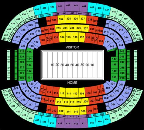 Cowboys Stadium Seating Chart Virtual | Review Home Decor