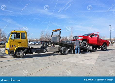 Tow Truck Rescuing Car From Flood Editorial Photo | CartoonDealer.com ...