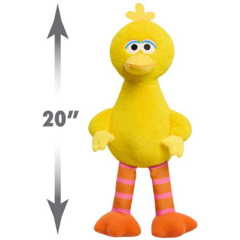 Sesame Street Large Plush Big Bird - Just Play | Toys for Kids of All Ages