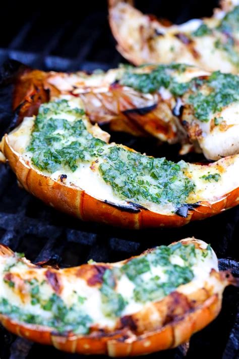 Grilled Lobster Tails with Herb Garlic Butter - Yummiesta