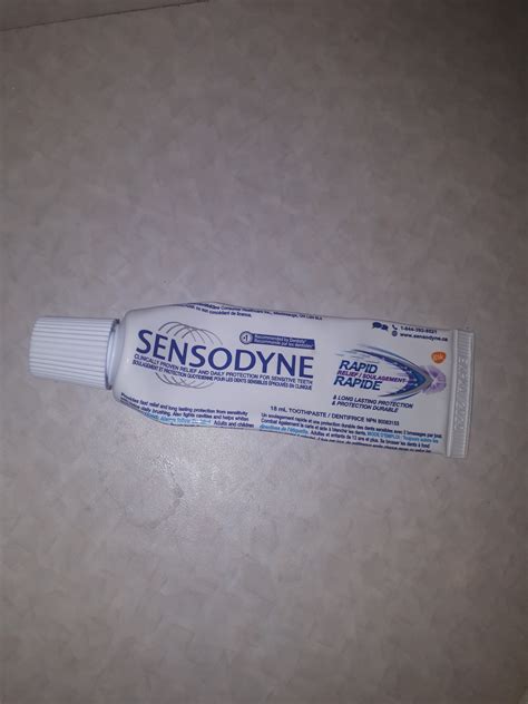 Sensodyne Rapid Relief Toothpaste reviews in Toothpastes - ChickAdvisor