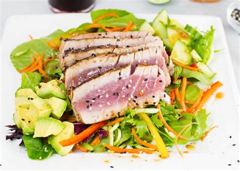 Seared Ahi Tuna Steak Salad Recipe | Bryont Blog