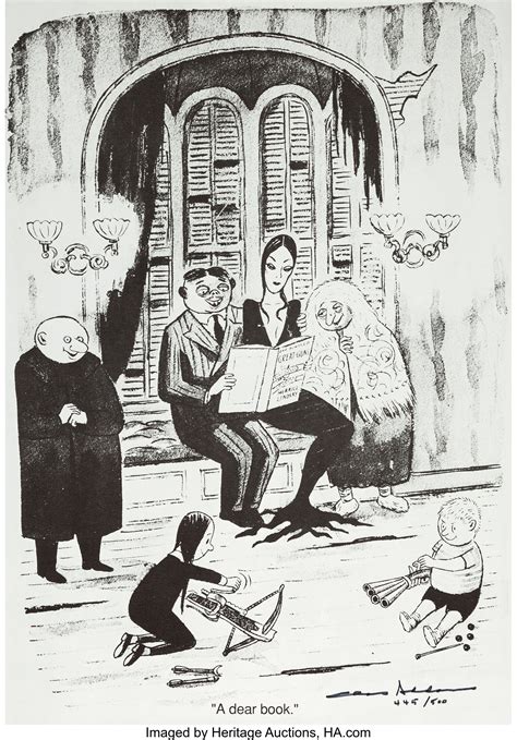 Charles Addams A Dear Book Limited-Edition Print #445/500 | Lot #12709 | Heritage Auctions