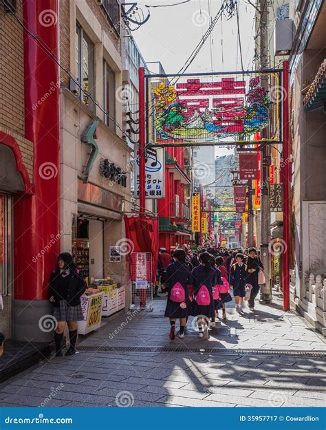 Nagasaki Chinatown editorial photography. Image of cityscape - 35957717