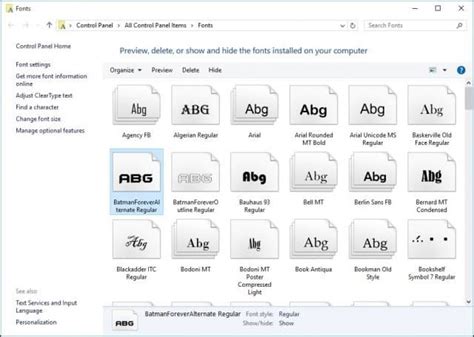 Install Afm Fonts Windows 2010