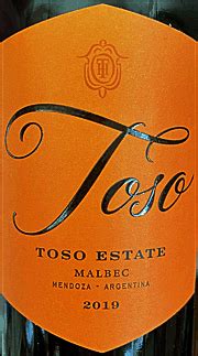 Ken's wine review of 2019 Pascual Toso Malbec "Toso Estate"