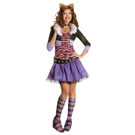 Monster High Deluxe Clawdeen Wolf Adult Costume - PartyBell.com