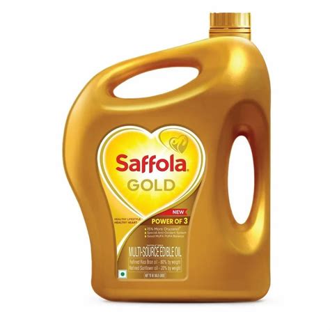 Saffola Gold Refined Cooking oil Blend of Rice Bran 5 L at Rs 1089/litre | सफोला ऑयल in Thane ...