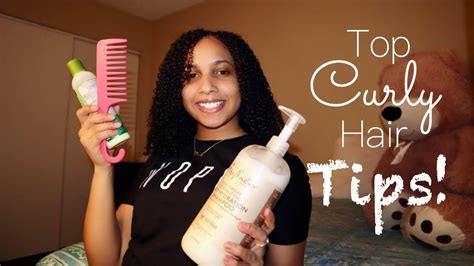 Tips For Growing Healthy Curly Hair - YouTube