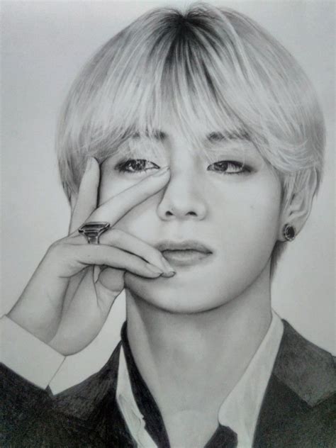 Aggregate more than 144 taehyung bts drawing latest - seven.edu.vn