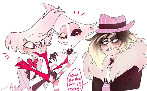 Angel Dust Hazbin Hotel Fanart Human