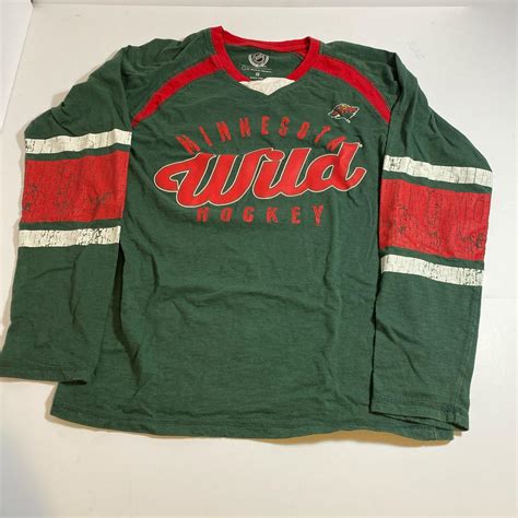 Retro Minnesota Wild Hockey Shirt/Jersey... - Depop