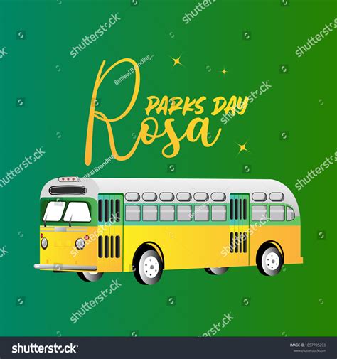 Rosa Parks Day Celebrations Vector Illustrations Stock Vector (Royalty ...