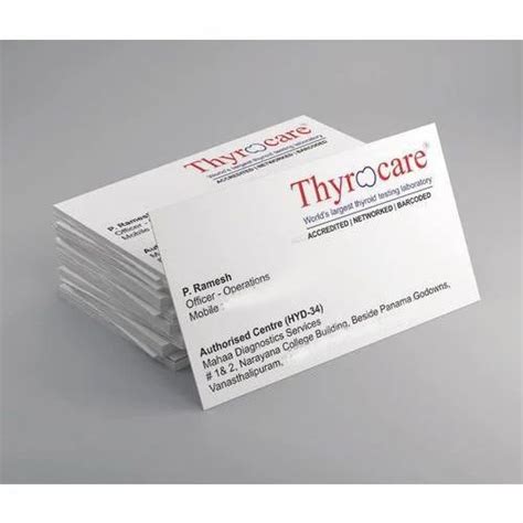 Office Business Card at Rs 2/piece | Custom Business Card in Hyderabad | ID: 14923492833