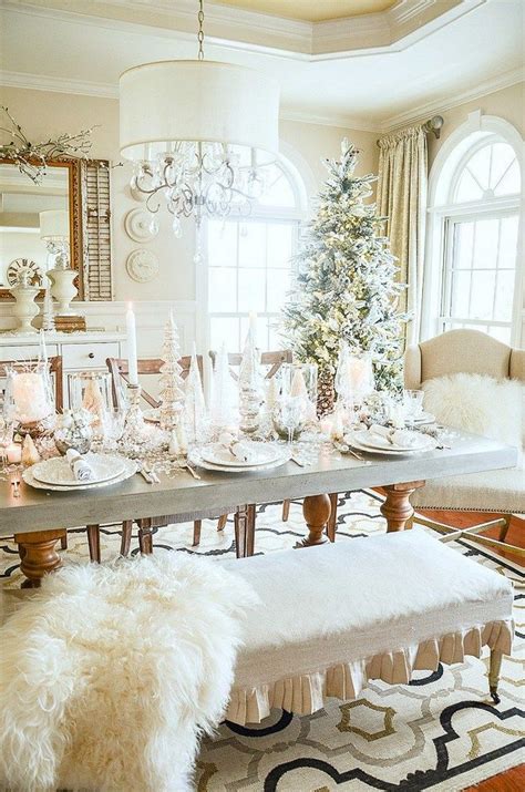 20 Elegant White Winter Wonderland Themed Decoration Ideas - lmolnar