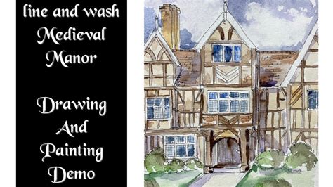 Medieval Manor Drawing