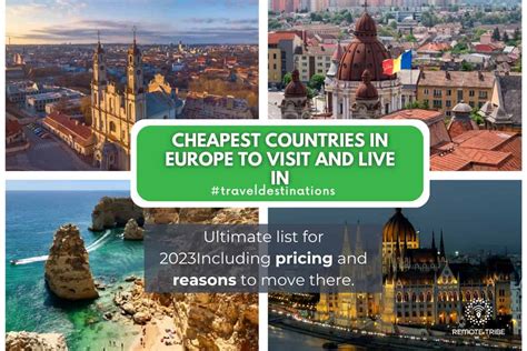 11 Cheapest European Countries to Live and Visit in 2023 - Full list