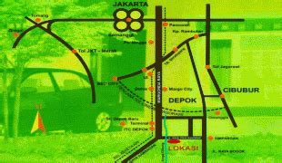 Peta - Kota Depok (Depok) - MAP[N]ALL.COM