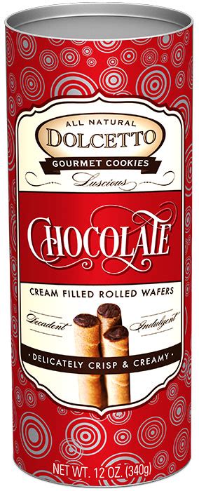 DOLCETTO HOLIDAY WAFER ROLLS - CHOCOLATE « redstonefoods.com