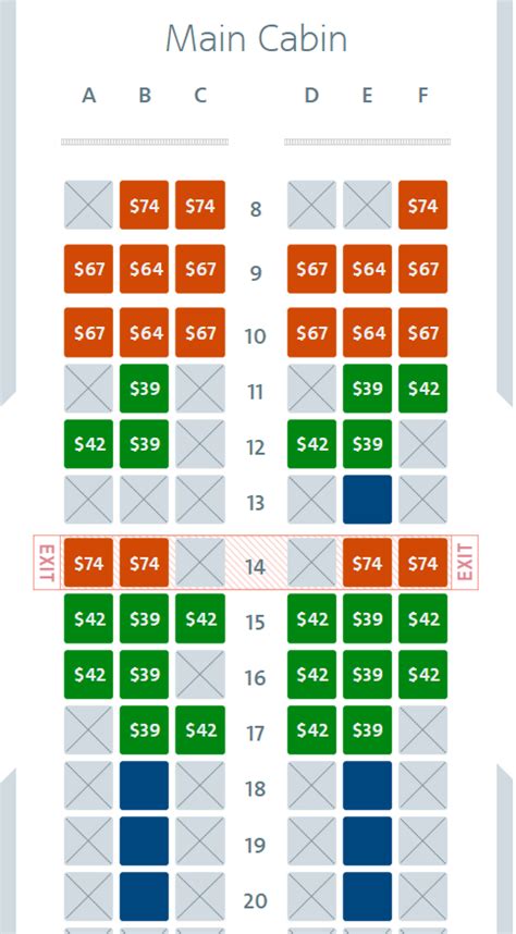 Seat Map American Airlines - Atlanta On A Map