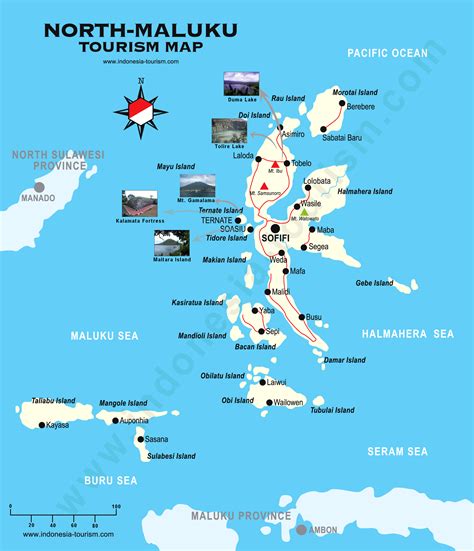 North Maluku Map - Peta Maluku Utara - North Moluccas Map