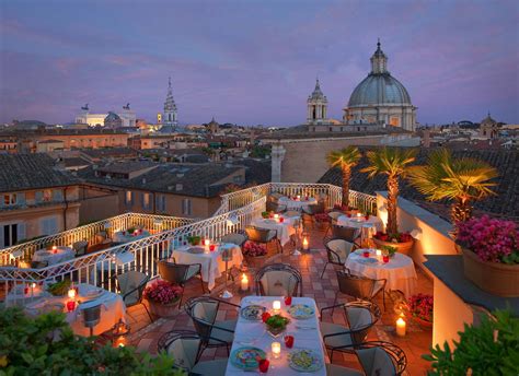 Hôtel Raphaël Rome 5 étoiles luxe - Relais & Châteaux | Le Terrace