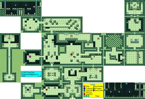 The Legend of Zelda: Link's Awakening DX Level 1: Tail Cave Map (PNG ...