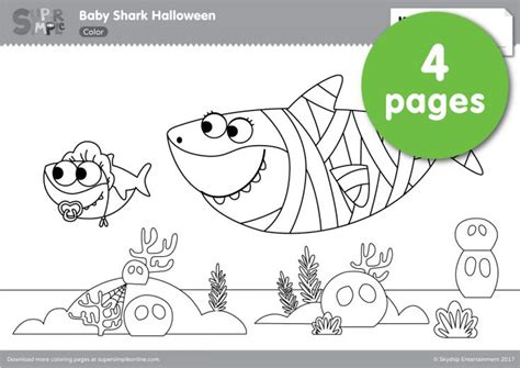 Shark Dog Coloring Pages