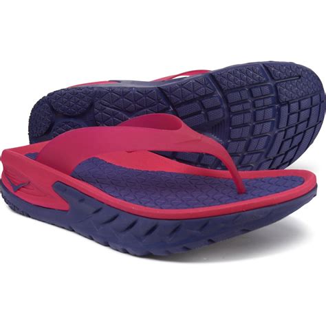 Hoka One One Synthetic Ora Recovery Flip-flops in Blue - Lyst