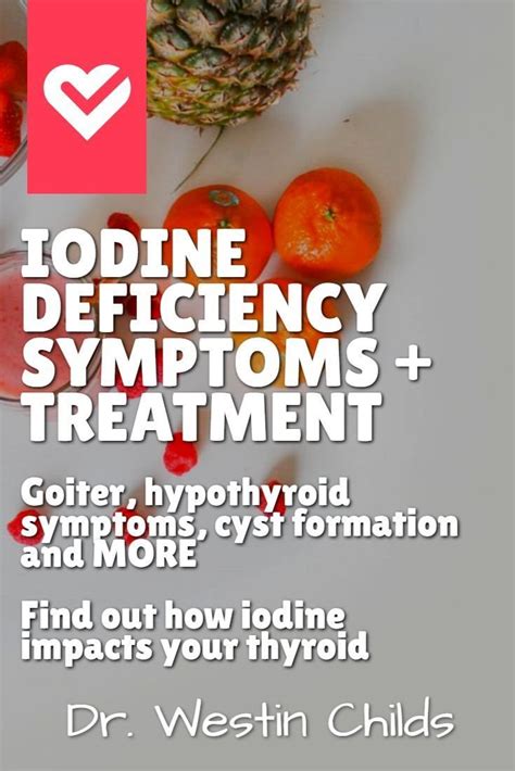 Warning Signs of Iodine Deficiency + What to do about it | Iodine deficiency, Natural thyroid ...