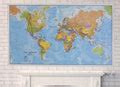 Huge World Wall Map (Political) – Map Logic
