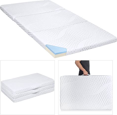 Best Choice Products + Portable Tri-Folding Memory Foam Gel Mattress Topper