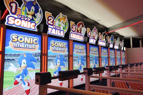 Sonic Athletics arcade game has players control Sonic by running on ...