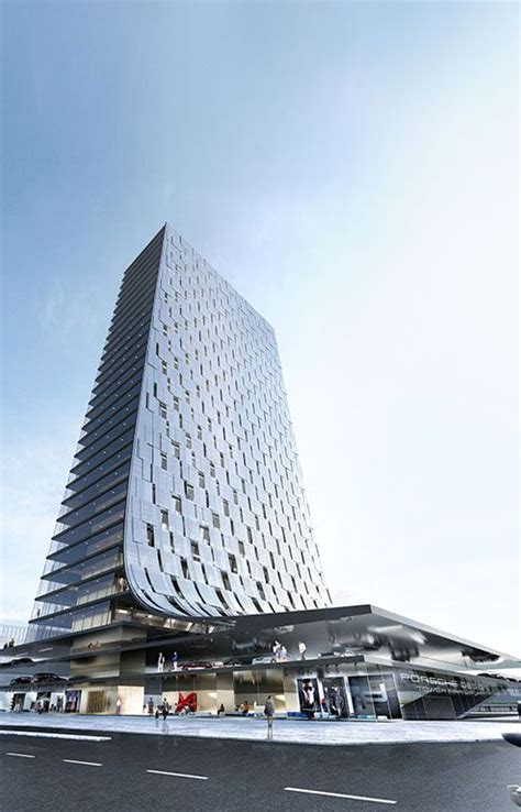 Porsche Design Tower - DMAA | Tower design, Architecture design concept ...