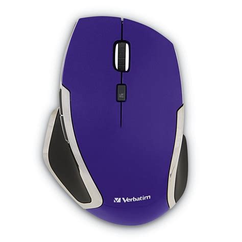 Wireless Gaming Mouse, Purple 6-button Portable Led Usb Ergonomic ...