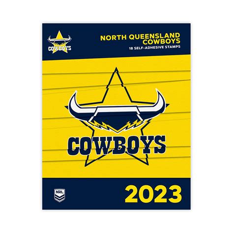 NRL 2023 North Queensland Cowboys Stamp Pack - NRL