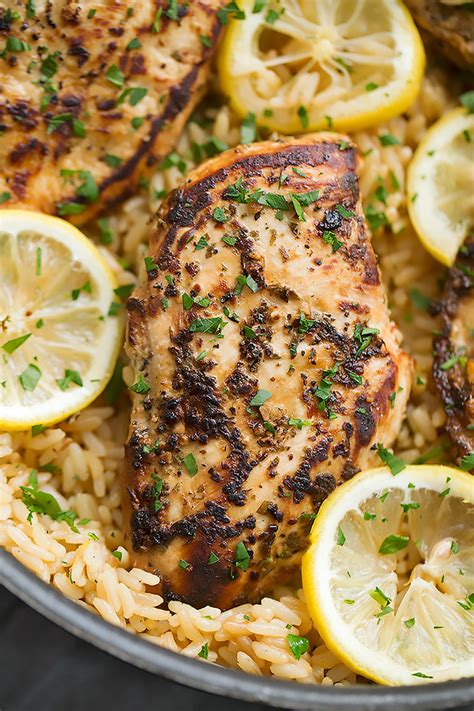 ONE POT GREEK CHICKEN AND RICE PILAF - in My kitchen