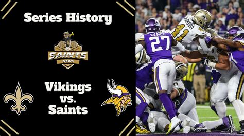 Series History: Vikings vs Saints - Sports Illustrated New Orleans ...