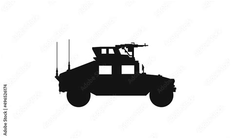 armored military vehicle hmmwv. humvee icon. war and army symbol. vector image for military ...