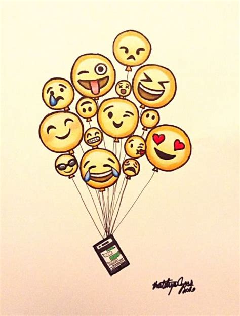 Design Cute Cute Emoji Doodle Art - Download Free Mock-up