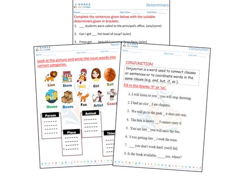 Free Worksheets to Print and Learn