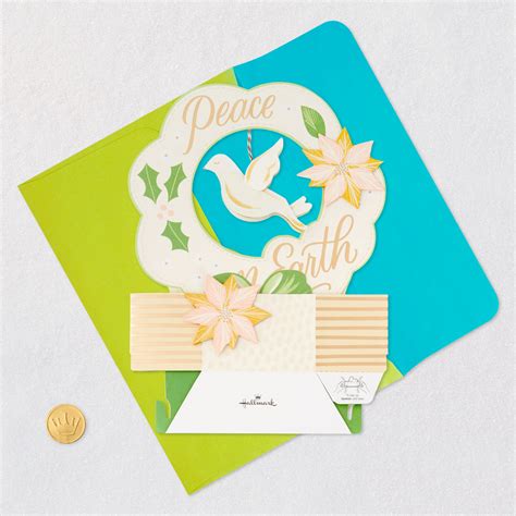 Peace on Earth and in Your Heart 3D Pop-Up Christmas Card - Greeting Cards - Hallmark