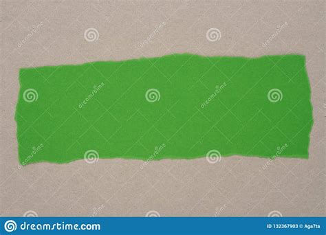 Green Piece of Torn Paper on Gray Background Texture Stock Image - Image of message, copy: 132367903