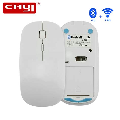 Aliexpress.com : Buy Dual Mode Connect Wireless Mouse Rechargeable ...