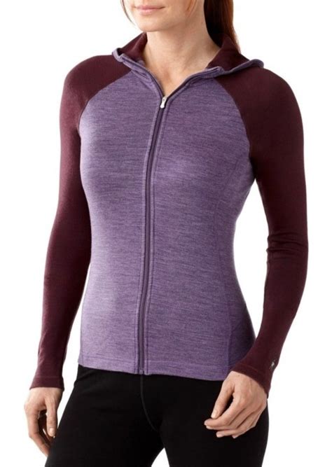 Smartwool SmartWool NTS 250 Midweight Base Layer Hoodie - Merino Wool, Full Zip (For Women ...